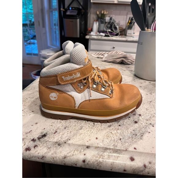 Timberland Wheat Tan Field Boot sz 5 - Picture 4 of 7